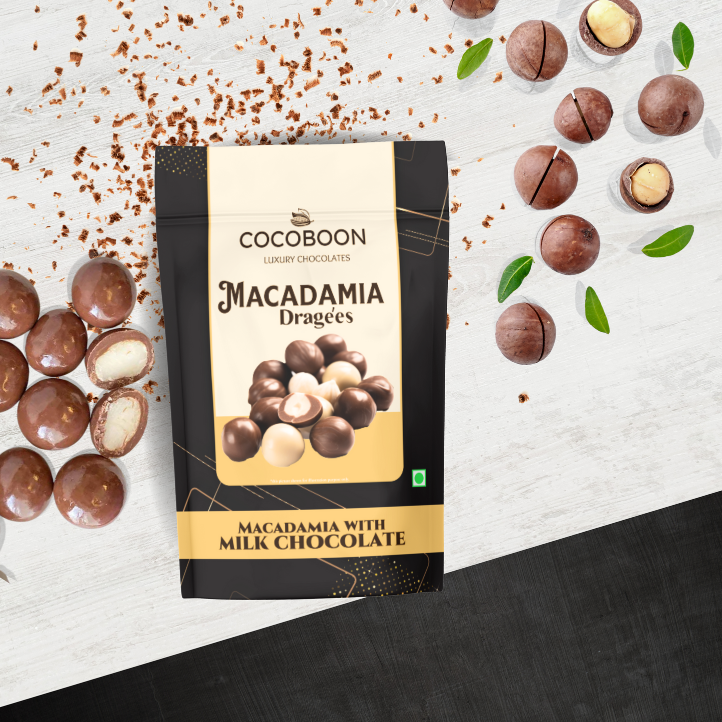 Macadamia With Milk Chocolate (120g)