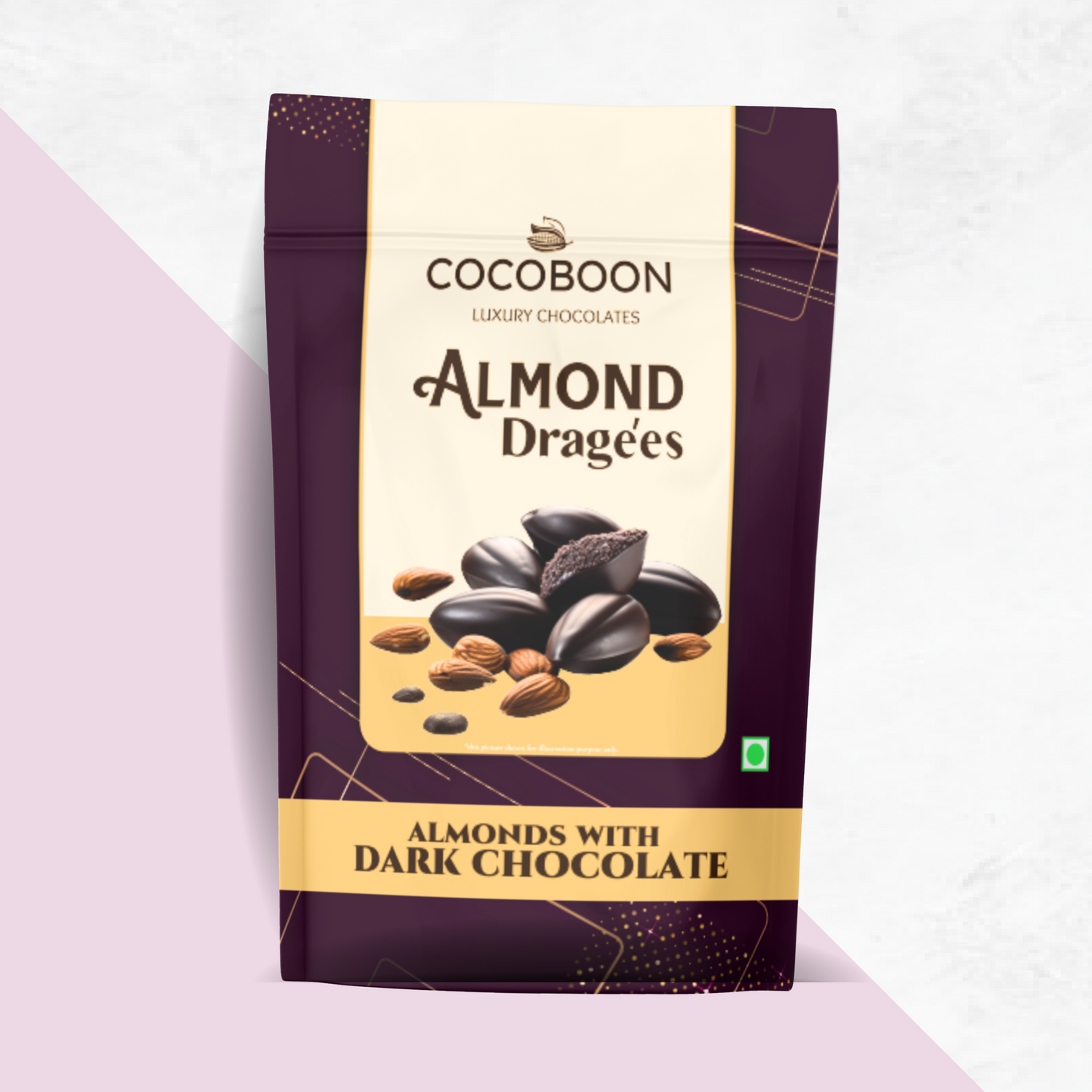 Almond With Dark Chocolate (160g)